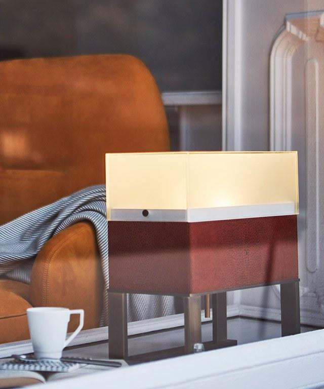 OAK Светодиодная настольная лампа из кожи Milano collection Sc5007 - Вид №3