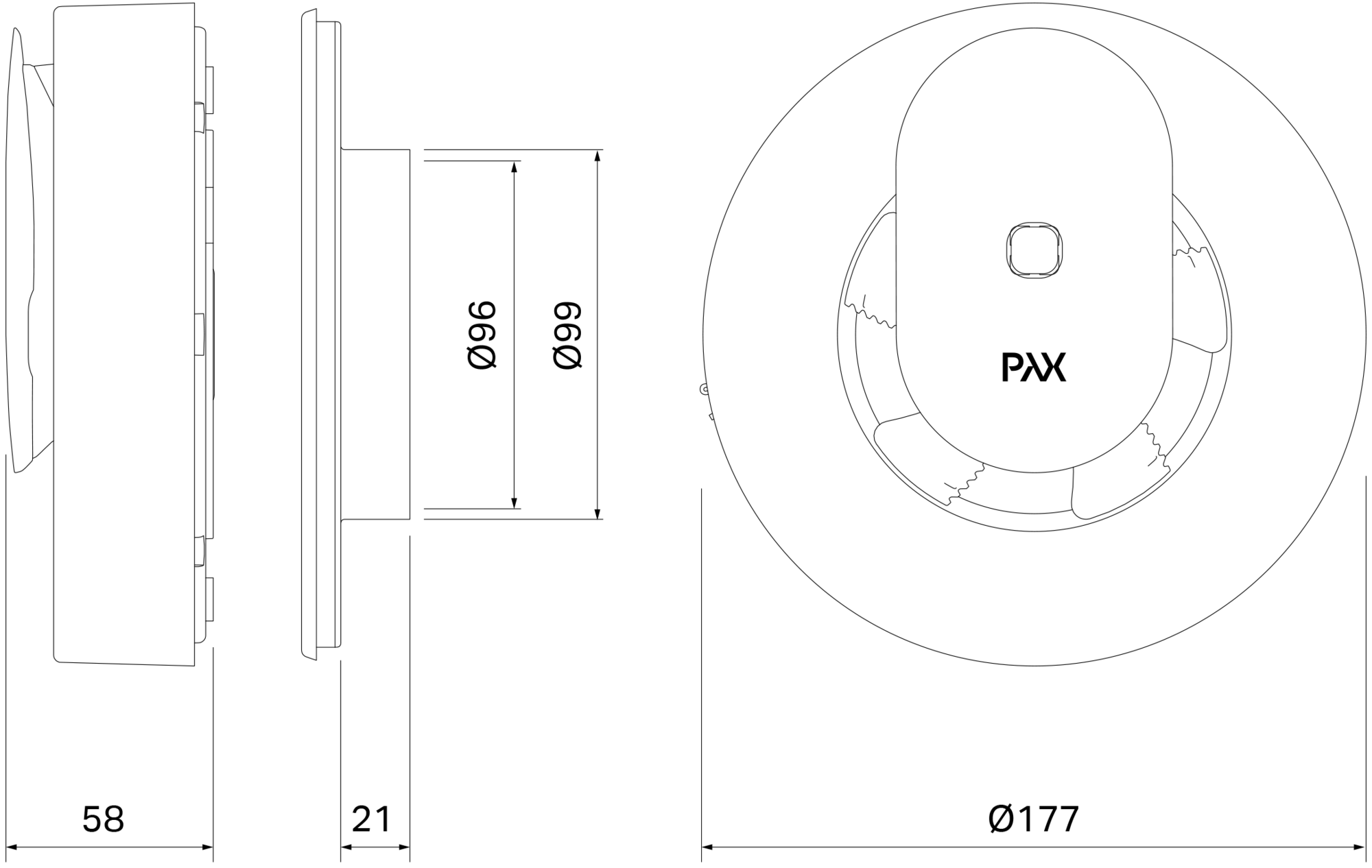 Накладной вентилятор PAX Norte 11471 - Вид №4