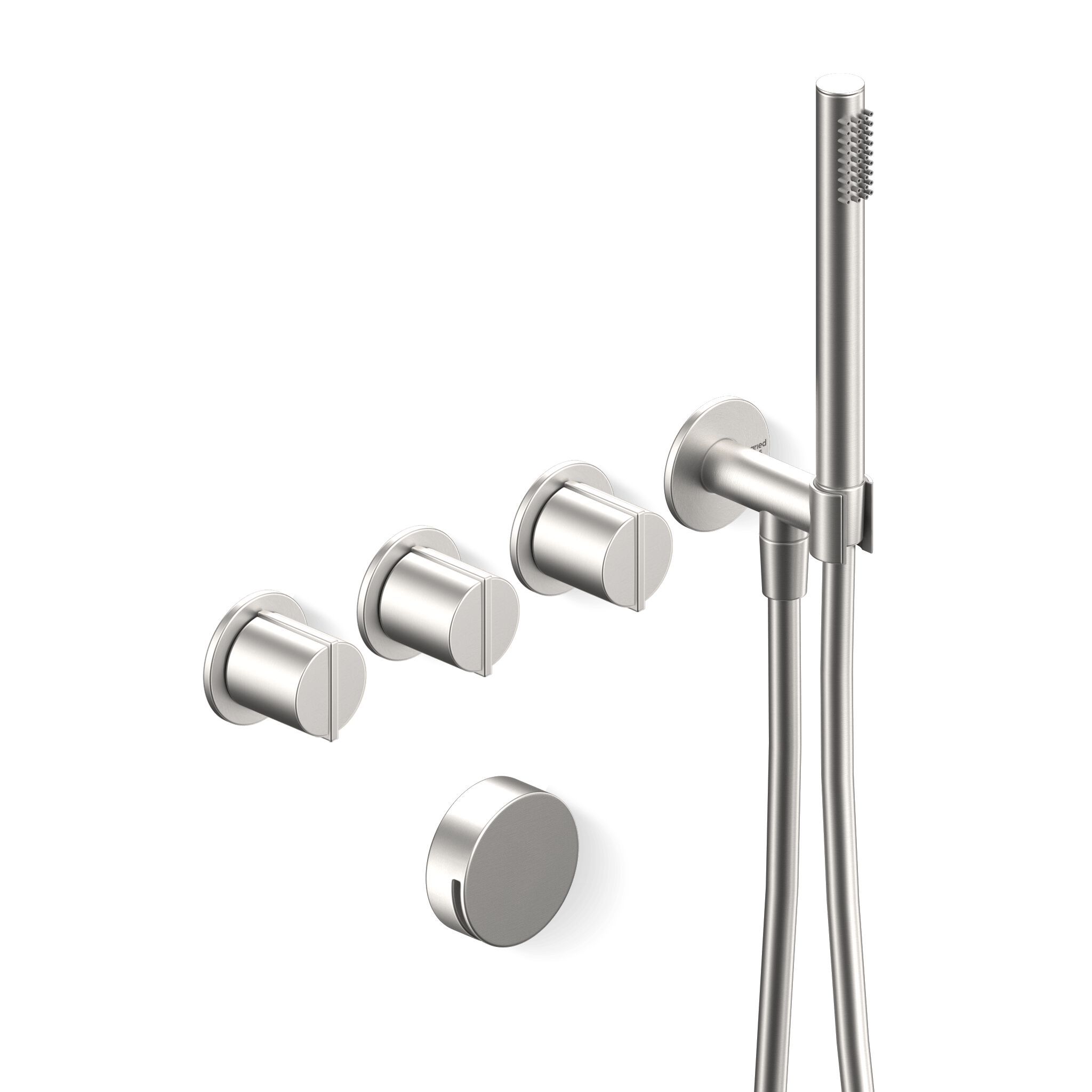 Настенный набор для ванны с 4 отверстиями и ручным душем Varied Forms Macaron ARCH-00093255