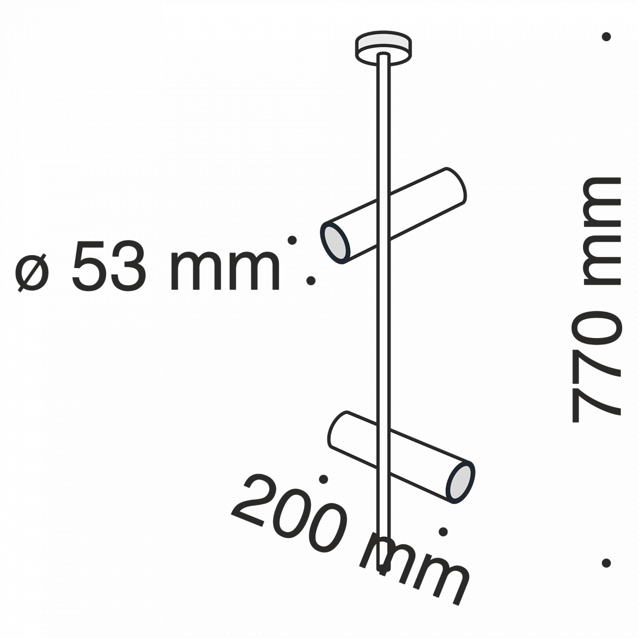 Спот потолочный галогеновый на рейлингах 77 см белый Elti C021CL-02W TECHNICAL CEILING & WALL, ЭЛИТНЫЕ 00-3956942 Белый  - Вид №4