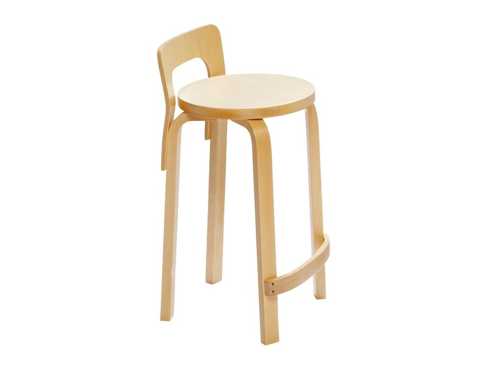 Высокий стул из березы Artek L-leg ARCH-00018808