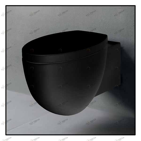LGVSN Подвесной унитаз настенный Черный Ceramica Cielo Le Giare Италия