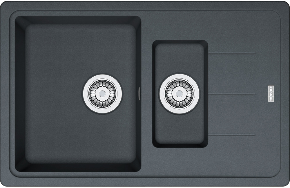 114.0280.884 Better, серия basis, fragranite, мойка bfg 651-78 графит стоп. Franke Franke Basis 