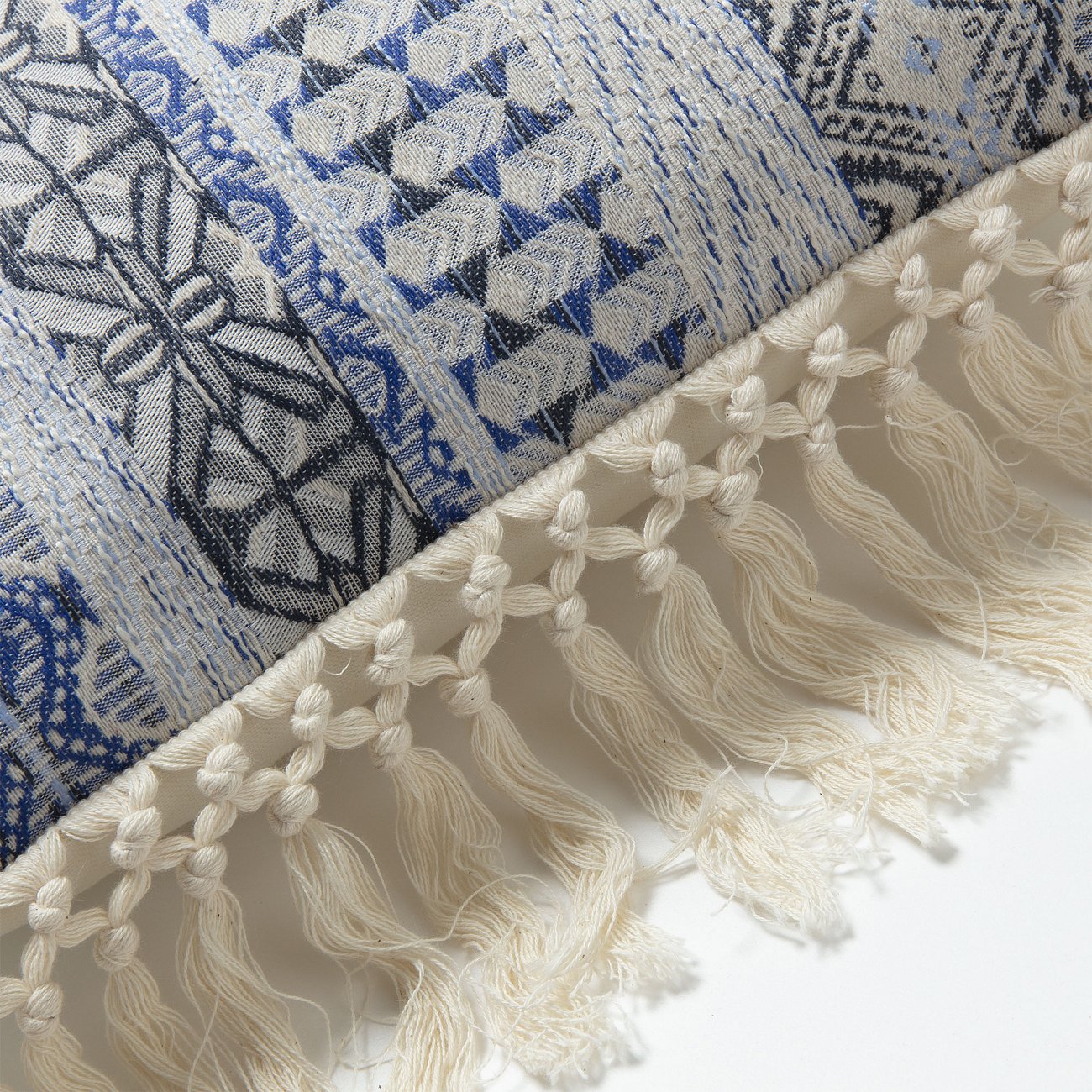 Чехол на подушку Isthar 45x45 синяя AA2449J25 от La Forma LA FORMA ОРНАМЕНТ 298849 Синий  - Вид №1