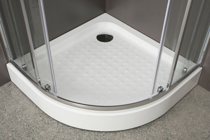 Душевая кабина без задних стенок BelBagno UNO-GL-R-2-90-P-Cr-TR - Вид №3