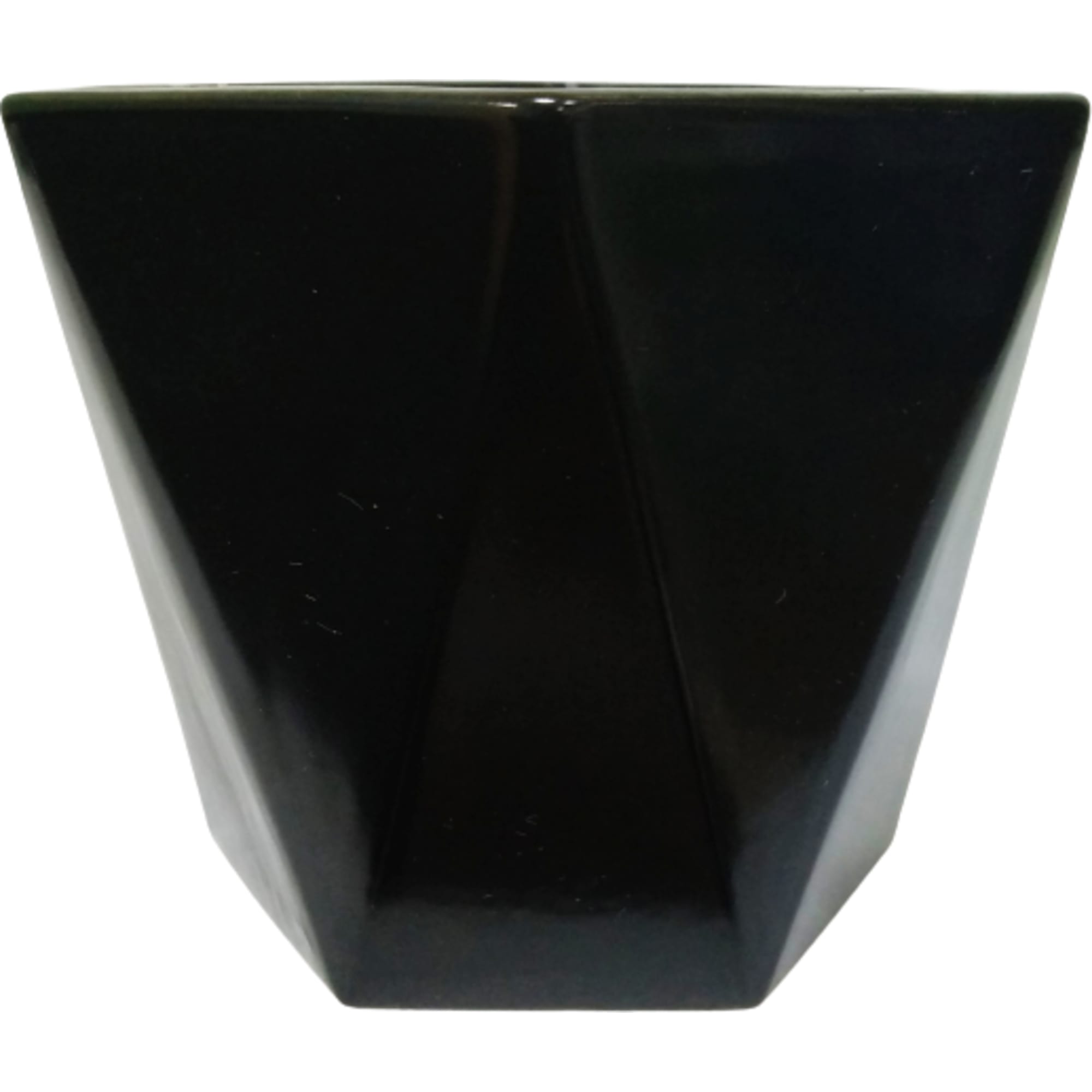 83104752 9x10x9 см v0.49 л керамика чёрный Кактусник Santreyd  - Вид №3