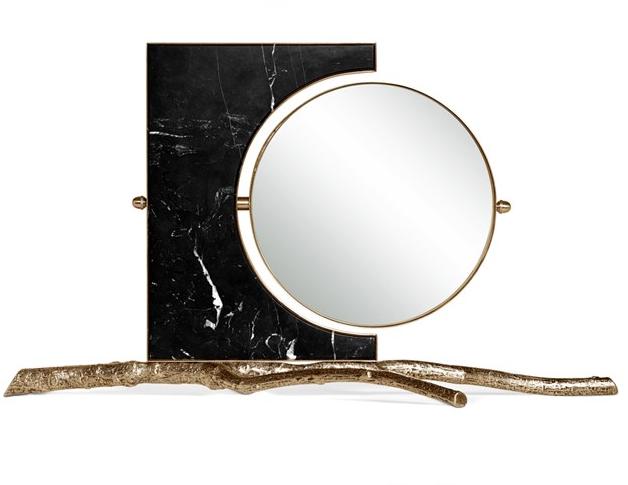 Ginger & Jagger Поворотное настольное зеркало из мрамора Home accessories sun-id-1393783 - Вид №1