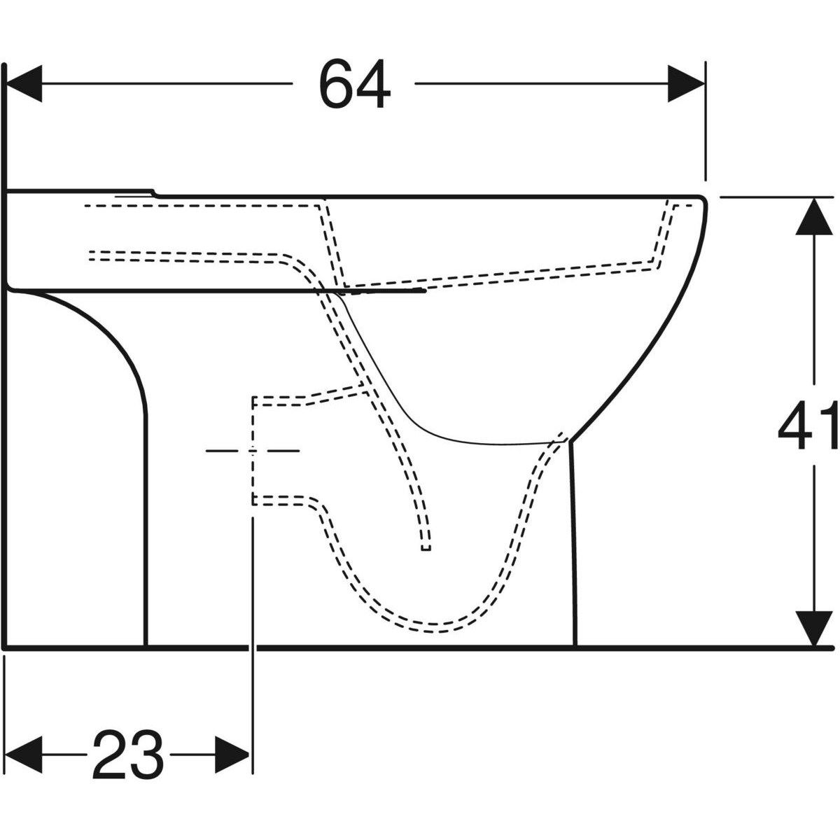 Туалет для ванной комнаты Geberit Fantasia ARCH-00119983 - Вид №4
