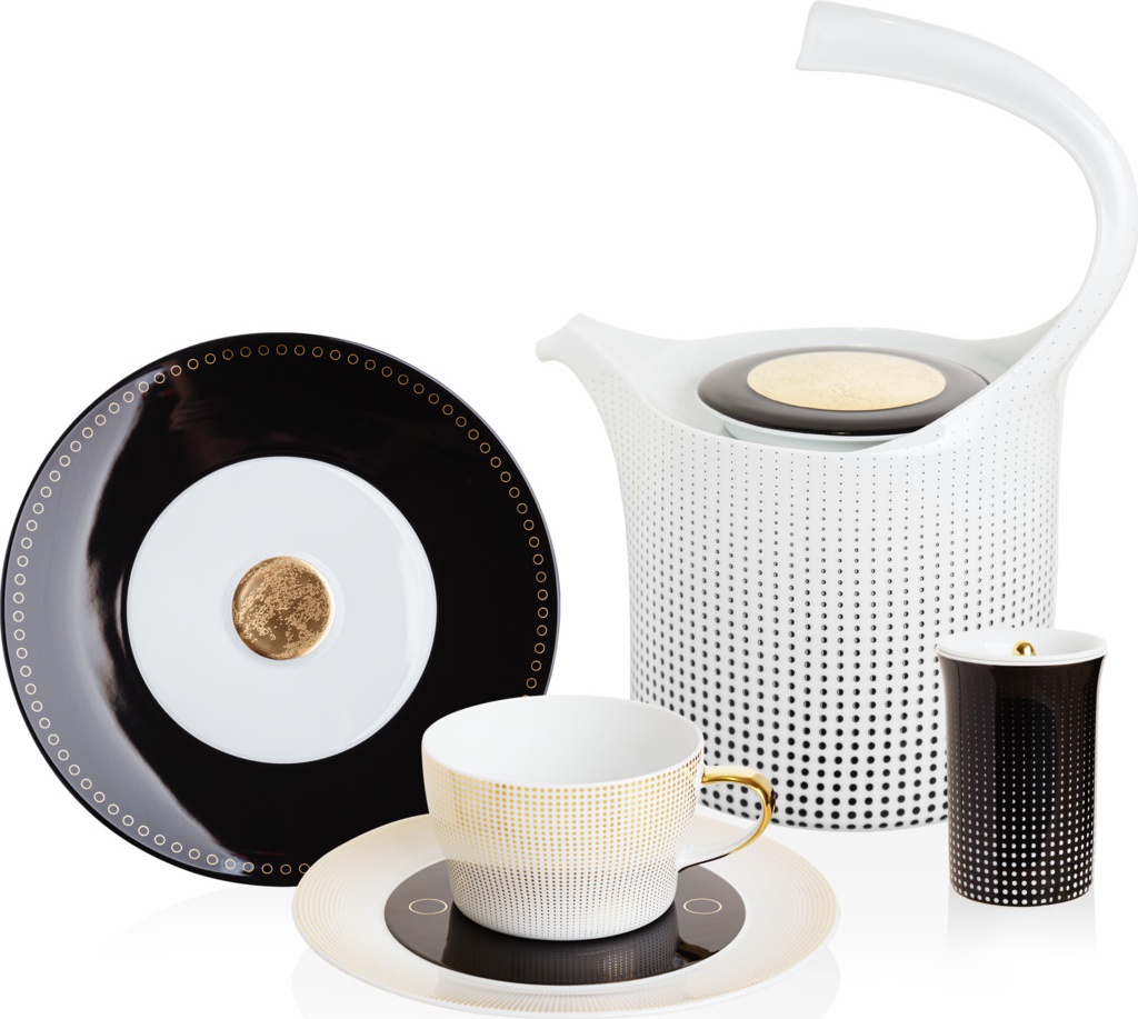 10643628 Furstenberg Сервиз чайный Furstenberg "Лунный свет" на 6 персон 21 предмет Фарфор 