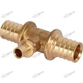Тройник переходной 32x16x32 аксиальный для труб из сшитого полиэтилена STOUT SFA0014321632