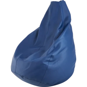 Кресло-груша экокожа синий 80x120 см 86406180 STLM-2098973