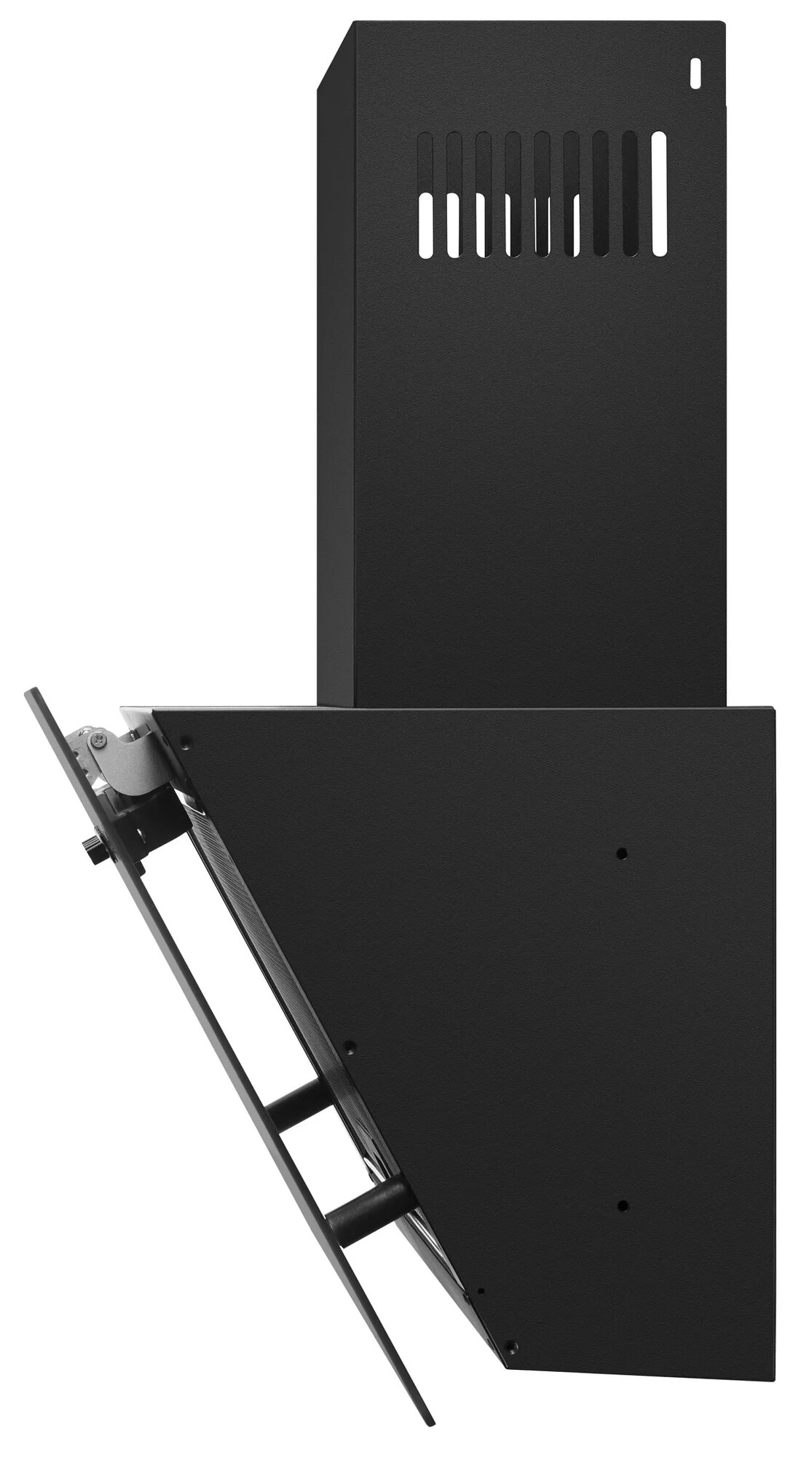 9168699 Вытяжка наклонная Meferi AIRBOX60BK LIGHT черный STDN-0082629 - Вид №2