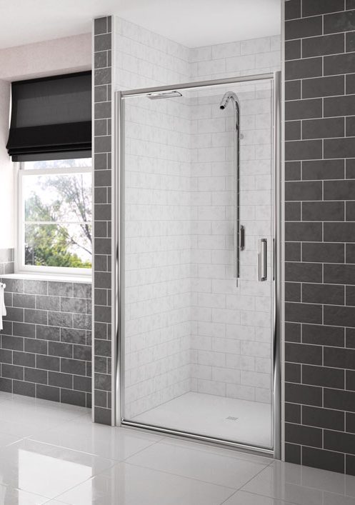 Дверь душевая для установки с боковой панелью AR6NF76 L или R Merlyn Arysto Хромированный  - Вид №1