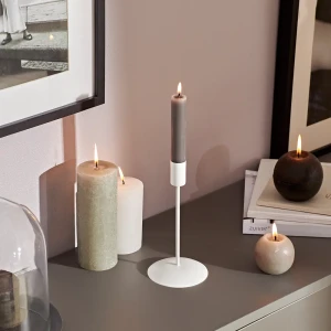 87691196 Подсвечник Луч 18 см цвет белый STLM-0952257