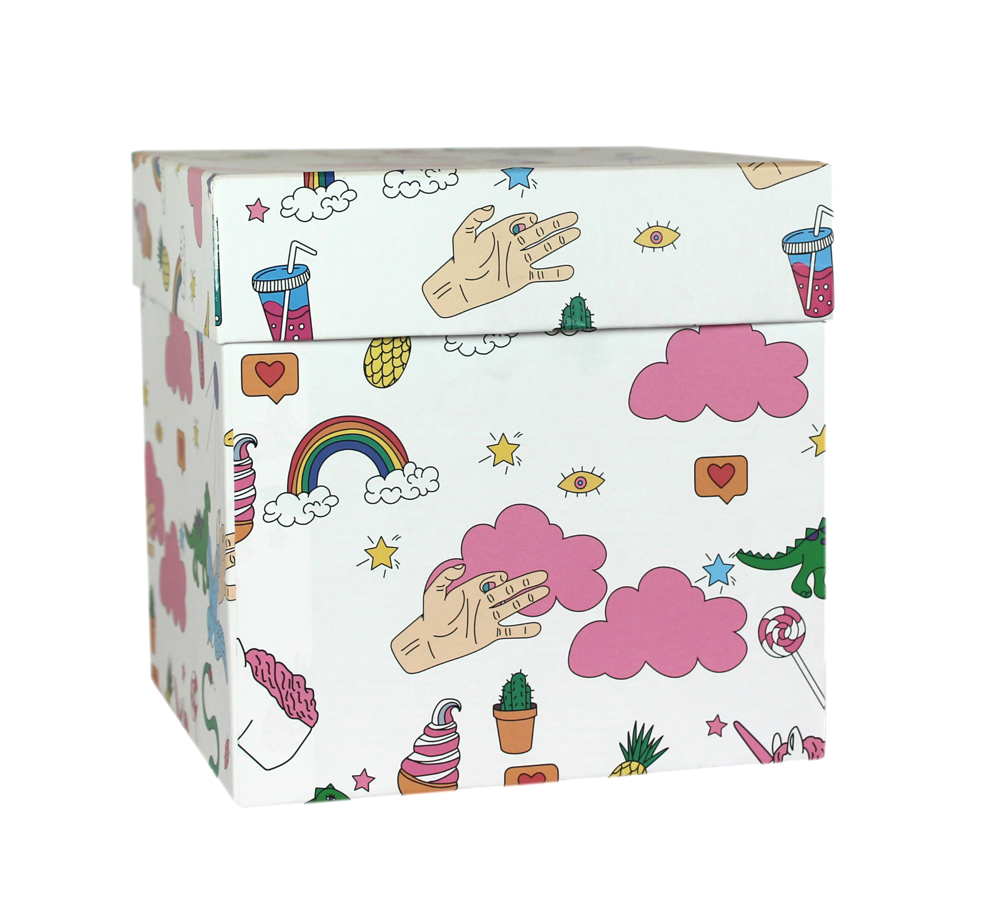 510538 Коробка подарочная "Фан", 16 х 16 х 16 см Santreyd 