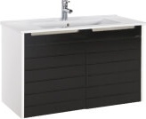 Субмодуль Fuga 100 cm Gloss White - Gloss Black / FG0100.01.BS Fuga Creavit