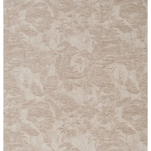 Скатерть Цветы 130x160 см цвет бежевый