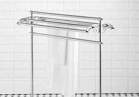 Gentry Home Trevor Вешалка для полотенец отдельно стоящая Unique Никель GH100919 - Вид №1