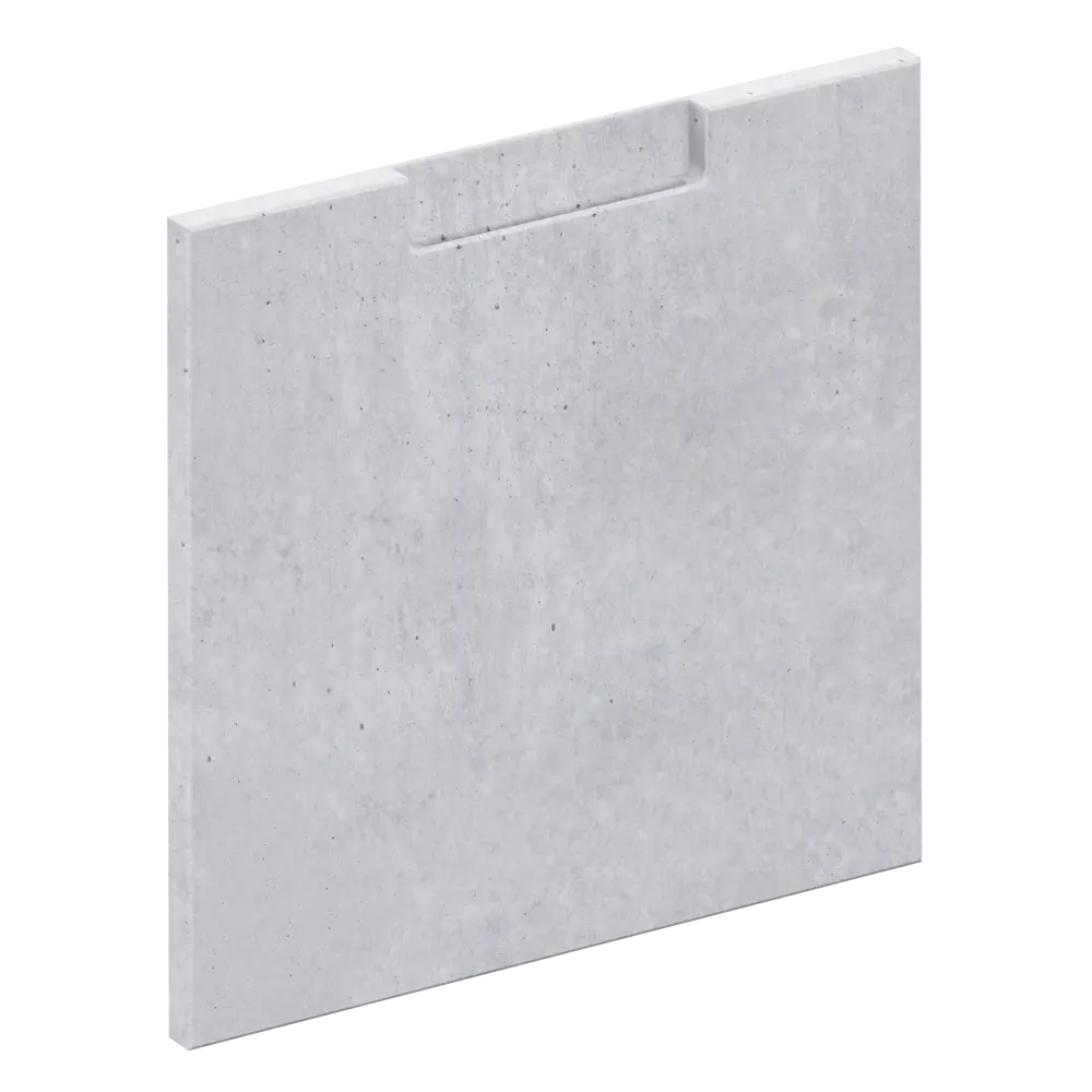 Фасад для кухонного ящика Берлин 39.7x38.1 см Delinia ID МДФ цвет серый STLM-2181906 - Вид №1