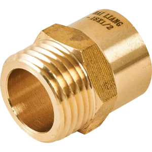 Муфта переходная Hailiang ø1/2"x18 мм наружная резьба медь