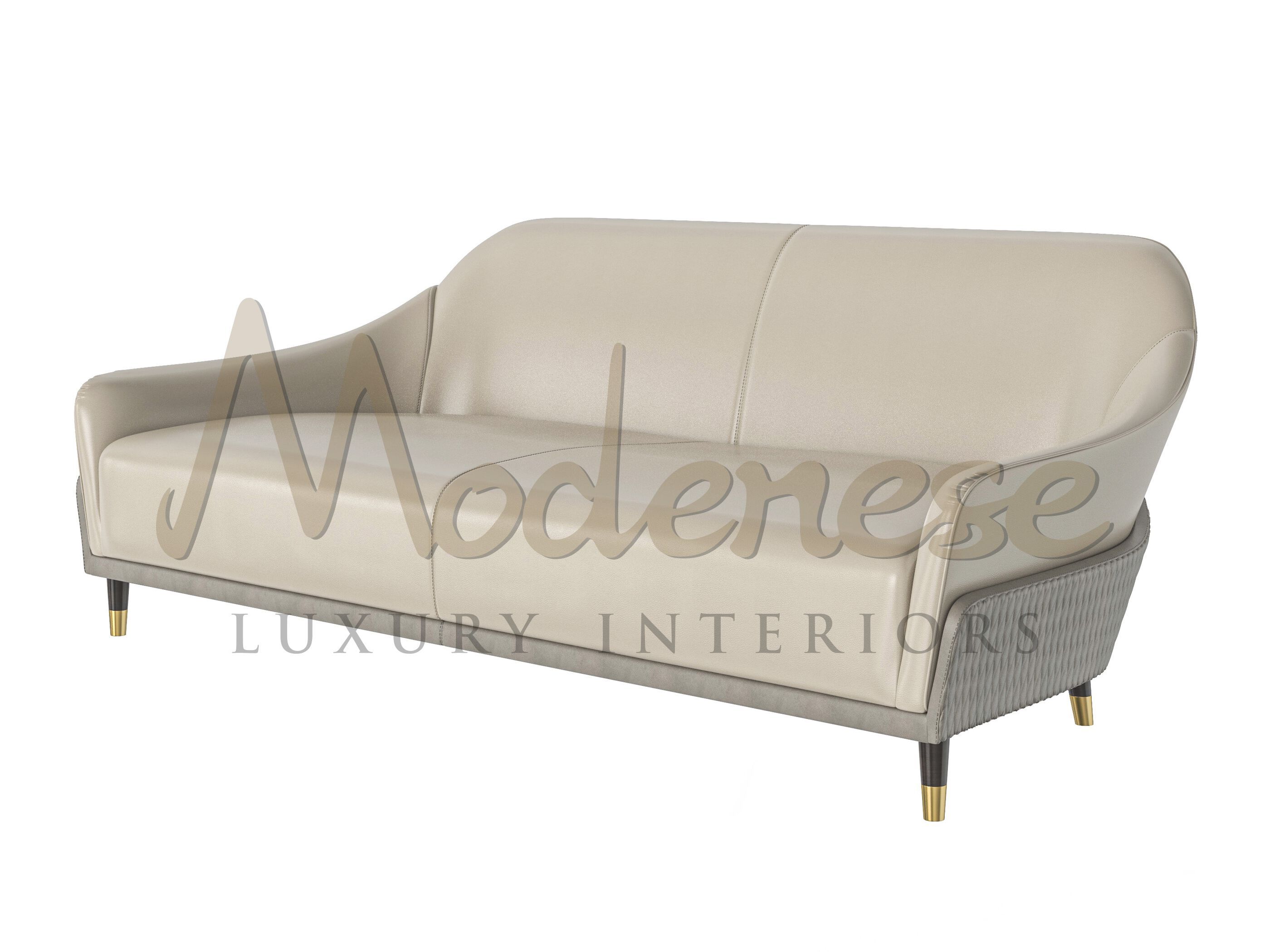 3-местный кожаный диван Modenese Luxury Interiors VERTEX CHIC ARCH-00102901 - Вид №1