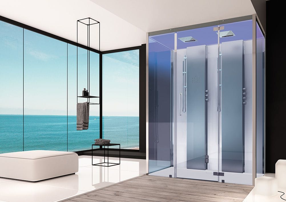 Душевая кабина в центре комнаты с турецкой баней на 2 места HOESCH SensePerience ARCH-00126028