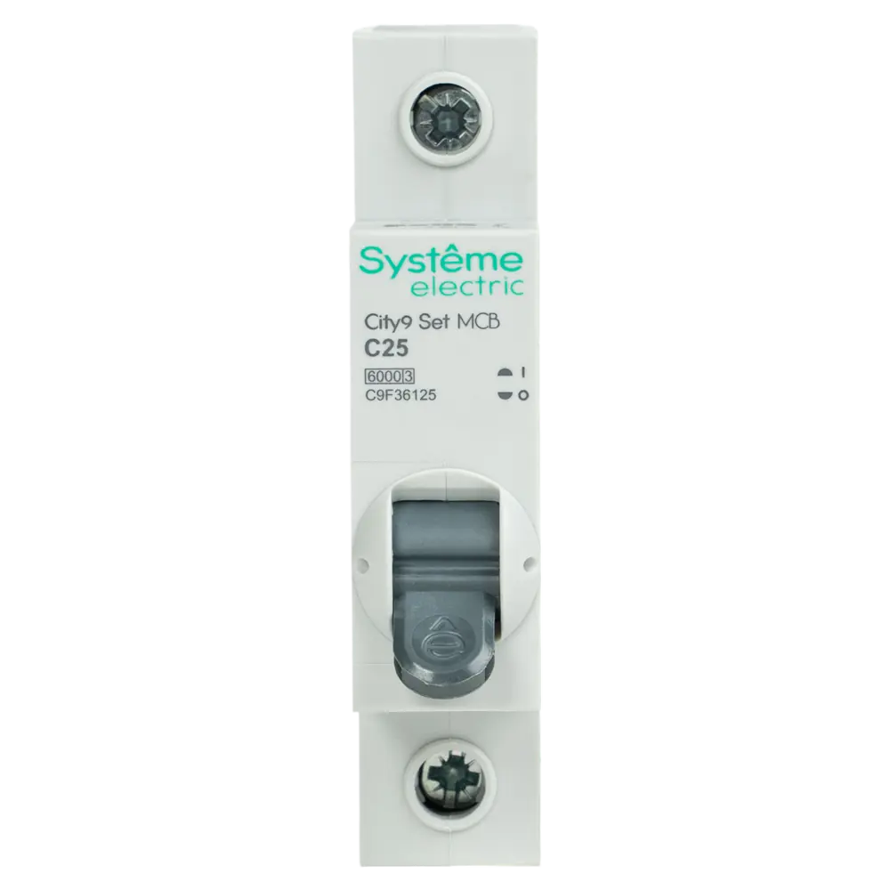 Автоматический выключатель SYSTEME ELECTRIC City9 25А для надежной защиты сети 89412715 STLM-1576540 - Вид №2