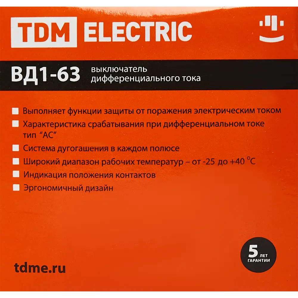 УЗО TDM Electric ВД1-63 4P 40А - защита от перепадов напряжения 84399449 STLM-0049233 - Вид №4