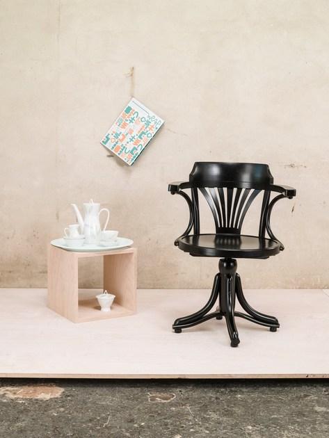 TON Вращающийся стул из дерева с 4-мя спицами sun-id-1503662 - Вид №5