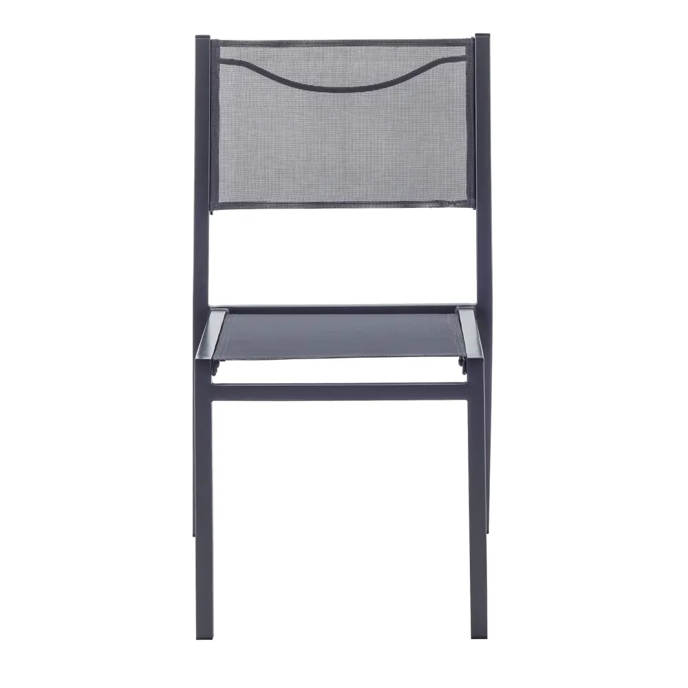 Стул садовый 48х57х85 см сталь/текстилен темно-серый Santreyd STLM-2003491 - Вид №2