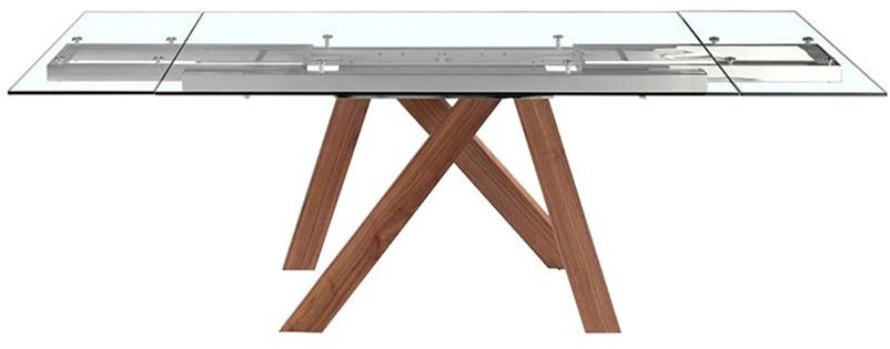 Angel Cerdá Раздвижной прямоугольный стол из дерева и стекла Nature life 1011 Angel Cerda - Вид №1