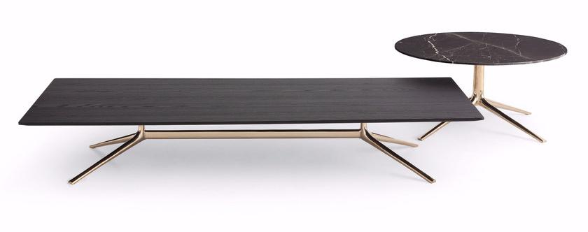 Poliform Низкий круглый мраморный журнальный столик Mondrian sun-id-1424798 - Вид №2