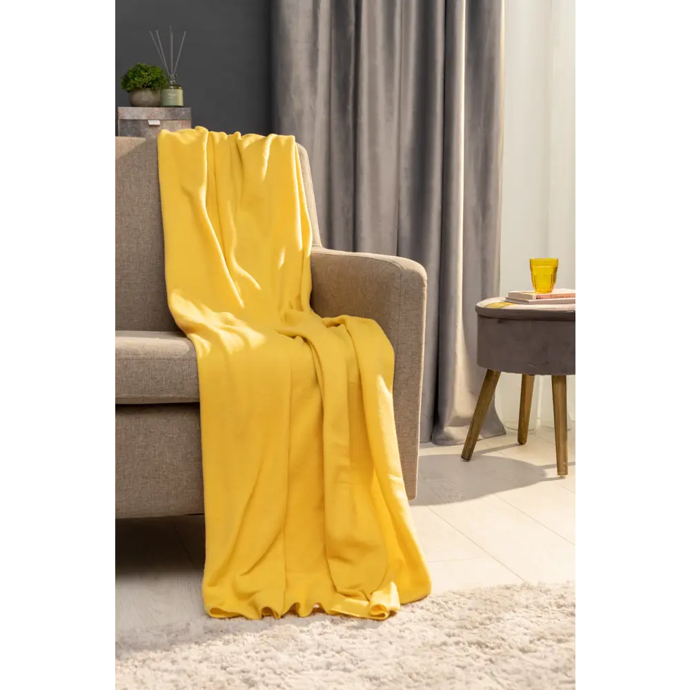 Плед Ardenza Arimno 130x170 см флис цвет желтый STLM-2096860 - Вид №3