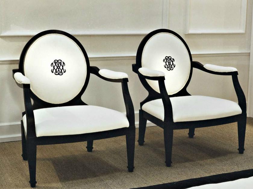 SOFTHOUSE Кресло-медальон в классическом стиле с подлокотниками sun-id-1442786 - Вид №1