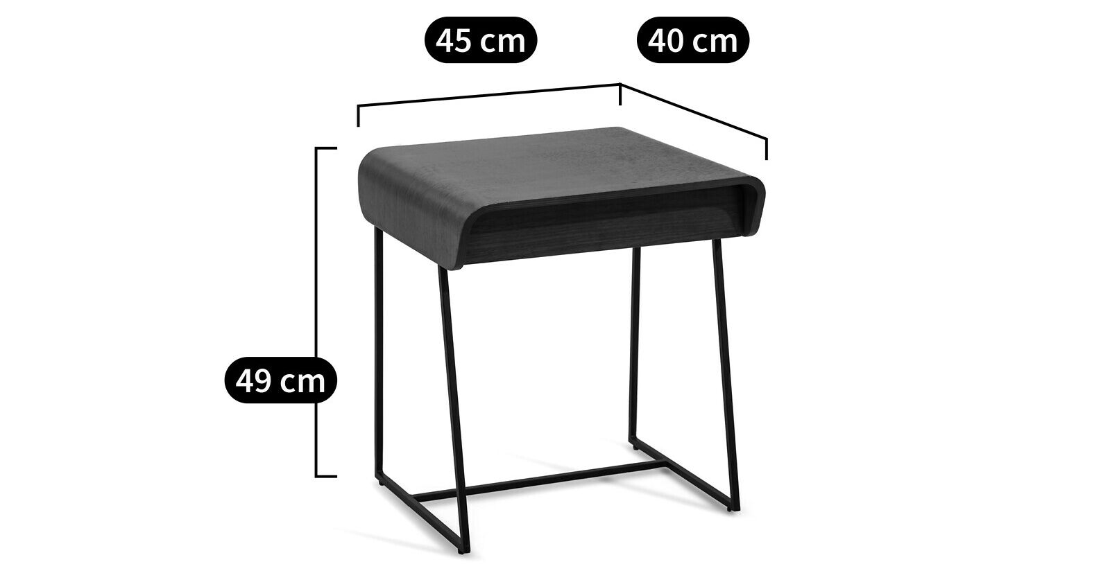 Многослойная тумбочка с ящиками AMPM BARDI ARCH-00071286 - Вид №5