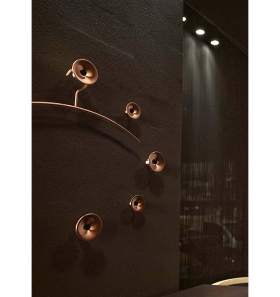 FROST Вешалка 2 «ТРУБКА » медь. Нержавеющая сталь Медь N1135-C  - Вид №4