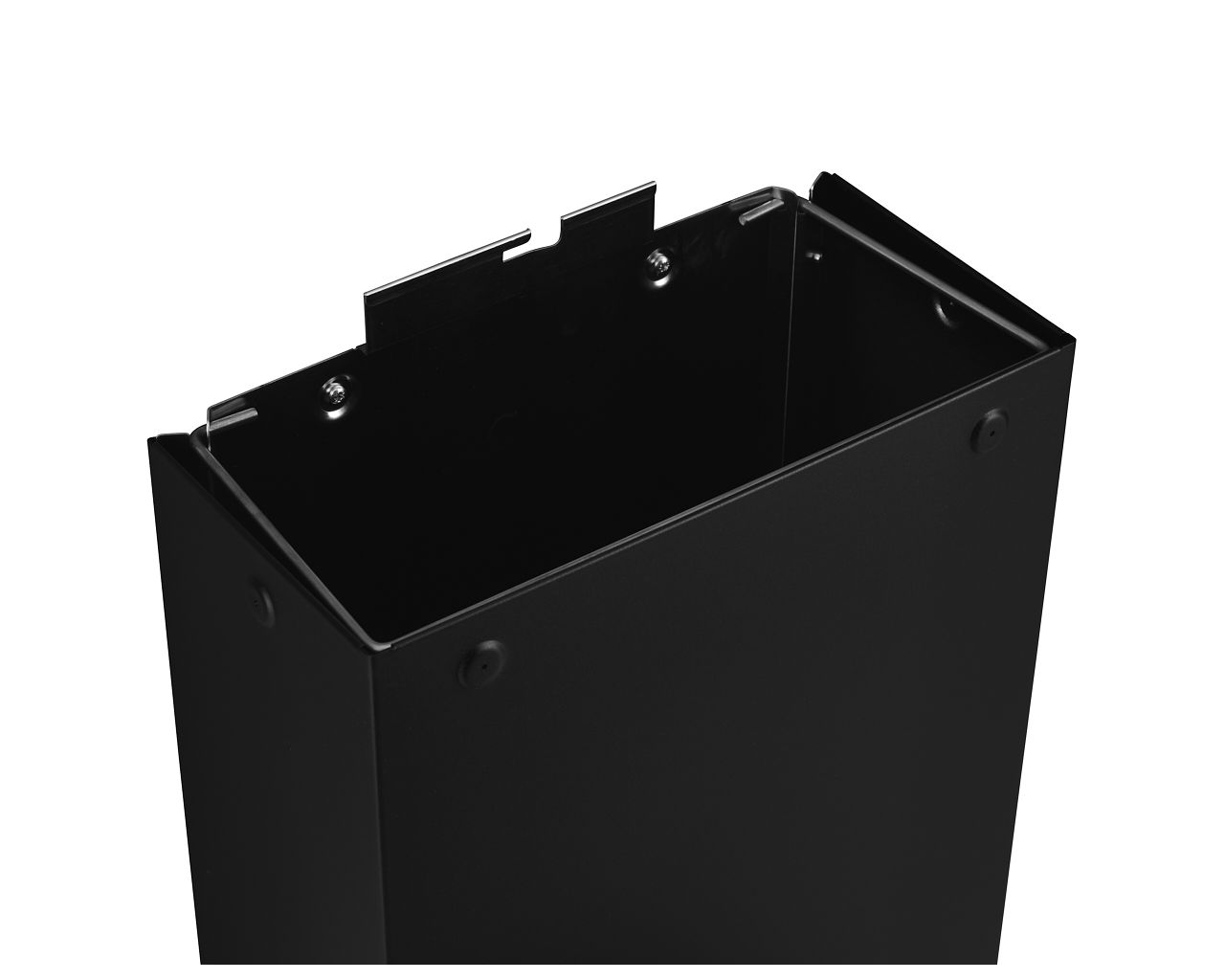 KSC106 Ведро для мусора открытое STELLA SLIM BLACK LINE, объем 27 л, черный Merida  - Вид №5