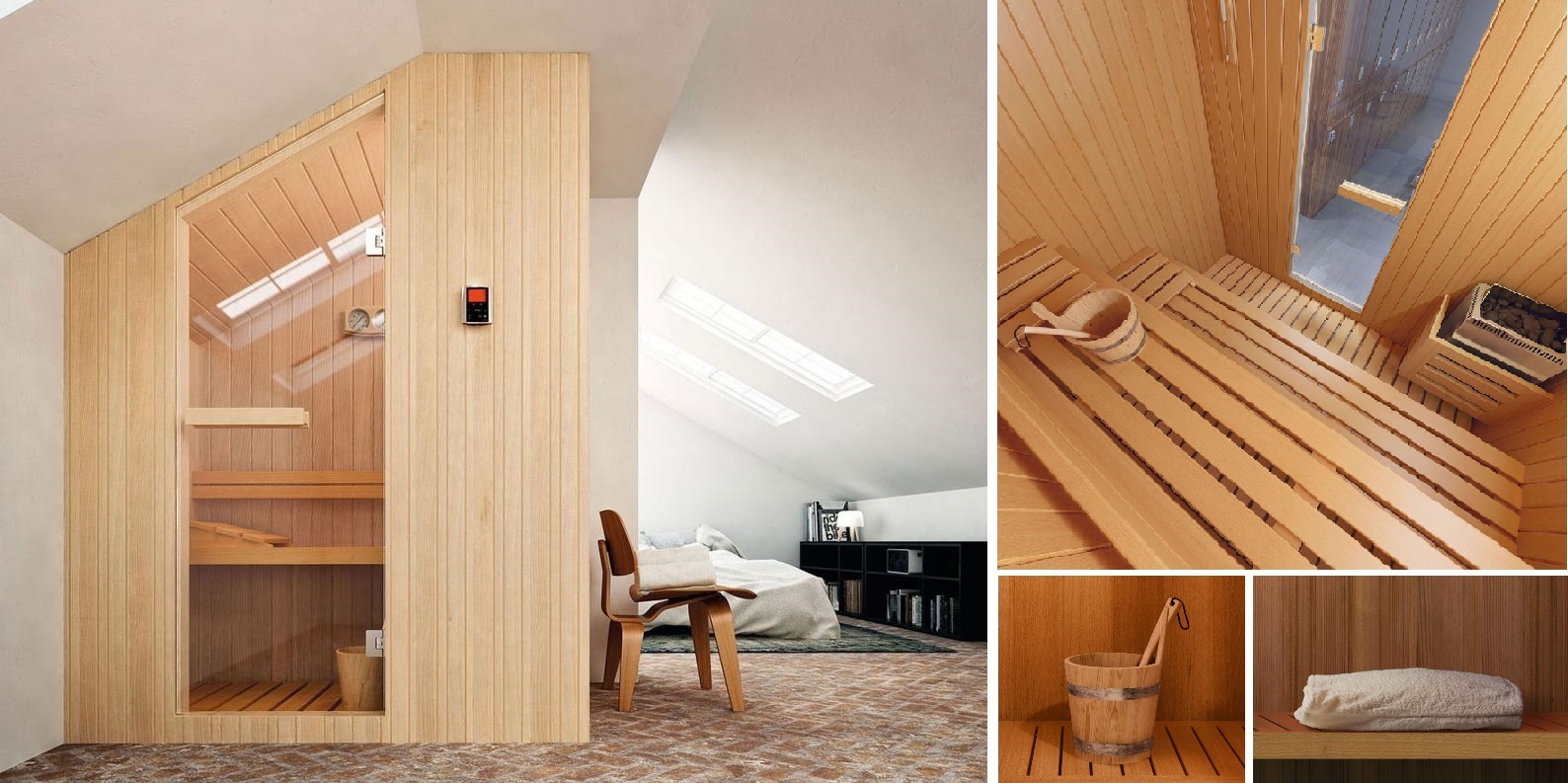 Многофункциональная баня Nuvola 235x169 Glass1989 NUVOLA235X169 - Вид №1