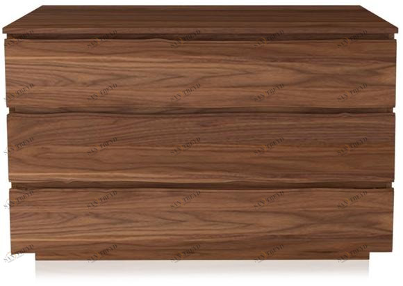 Arte Brotto Комод из орехового дерева со встроенными ручками Leonardo L325