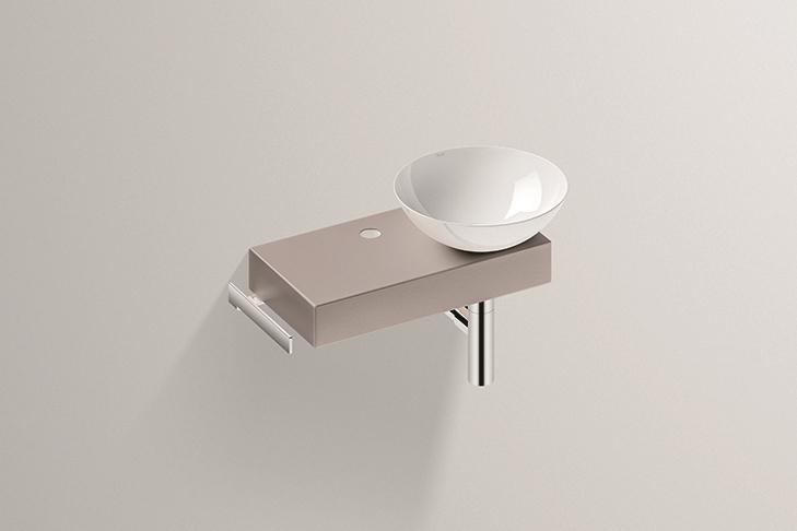 5257000081 Умывальник с тумбой, wp.pn2, белая, proshield, глазурованная Alape серия PN (Piccolo Novo) 