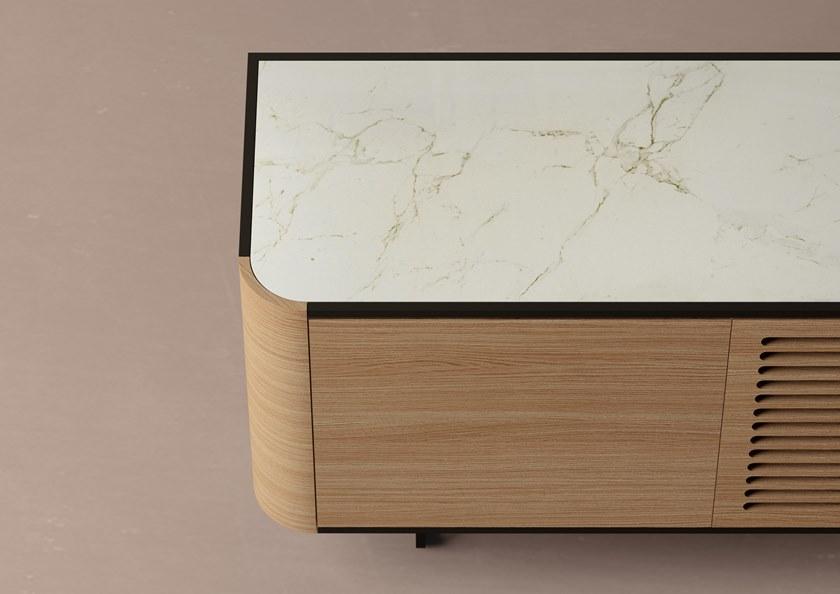 Momocca Деревянная тумба под ТВ с распашными дверцами Adara Aar200 / aar200p - Вид №3