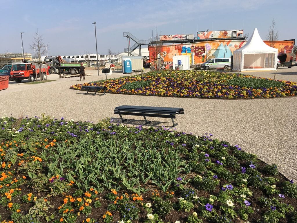 Алюминиевая скамья без спинки CITYSì AUDREY ARCH-00048302 - Вид №2