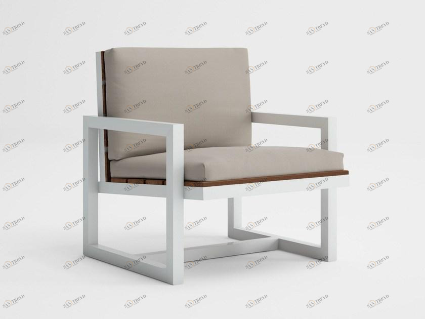 GANDIABLASCO Садовое кресло из тика с подлокотниками Saler teak sun-id-1407692