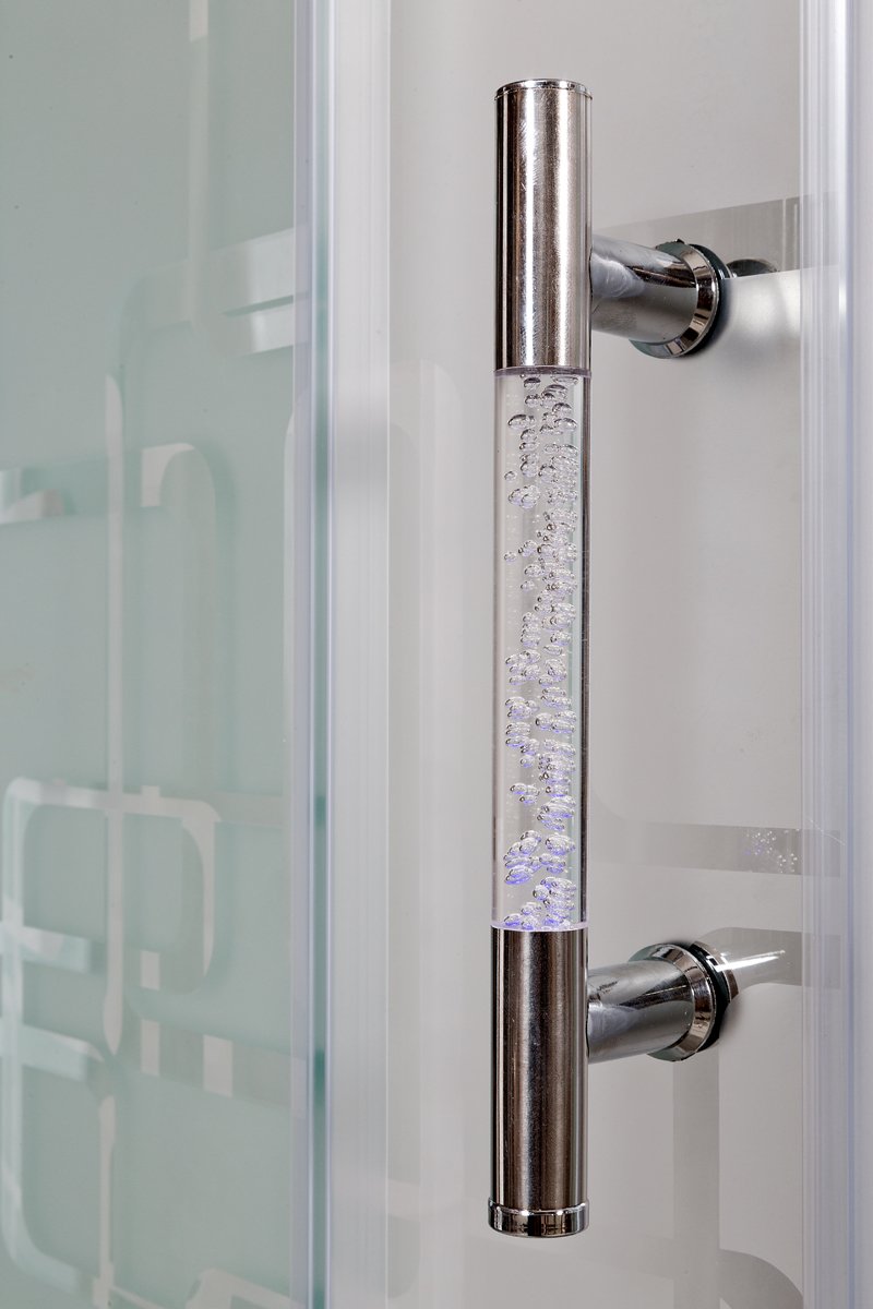 B10S LED BLACK Душевая кабина DETO Серия В Душевое ограждение С 09 - Вид №8