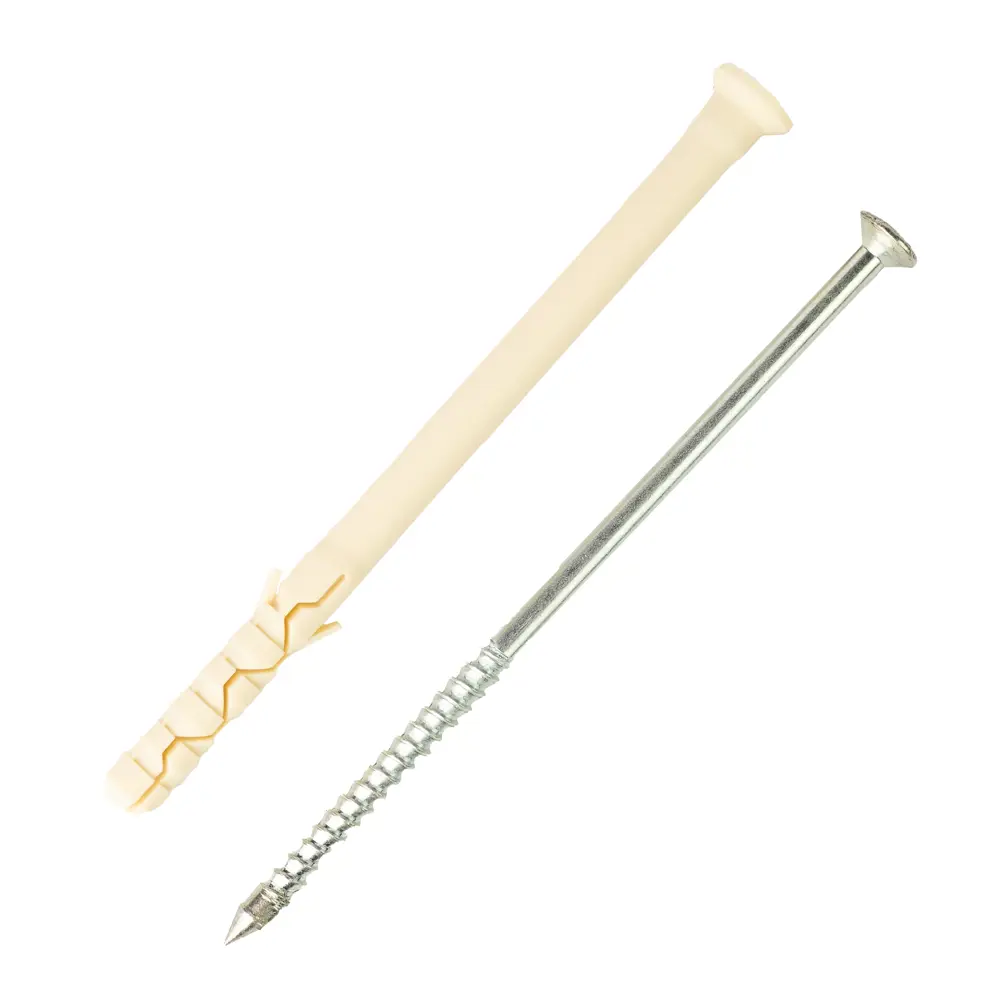 Дюбель-гвоздь потайной Европартнер 8×120 мм для надежного монтажа 89383281 STLM-1489088