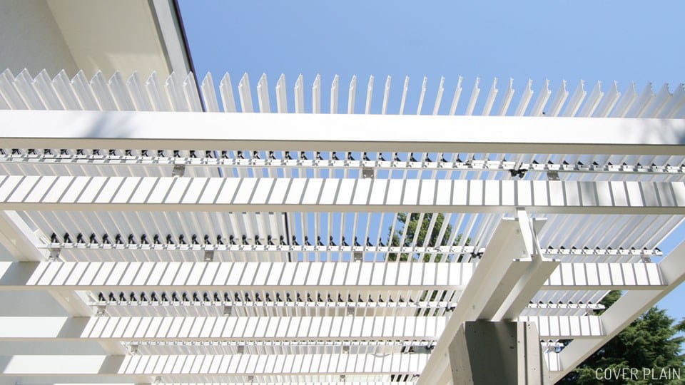 Алюминиевая пергола с поворотными пластинами STUDIO 66 COVER PLAIN ARCH-00061936 - Вид №13