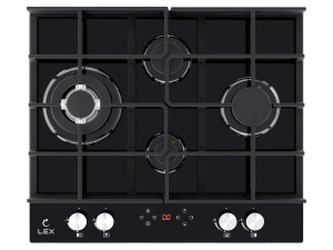 9101416 Газовая варочная поверхность LEX GVG 644 T BL