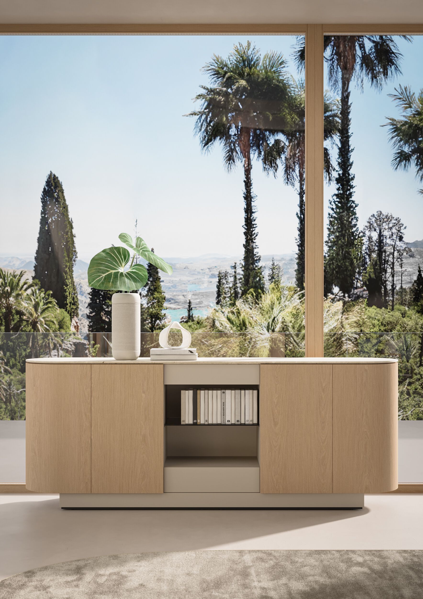 Шкаф из дуба с распашными дверями PROF Dea ARCH-00116449 - Вид №37