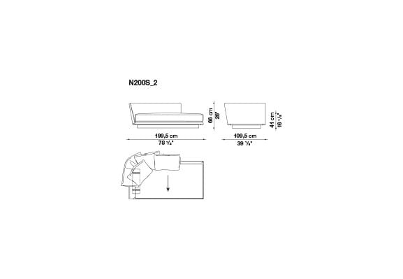 Секционный диван B&B Italia Noonu ARCH-00013428 - Вид №26