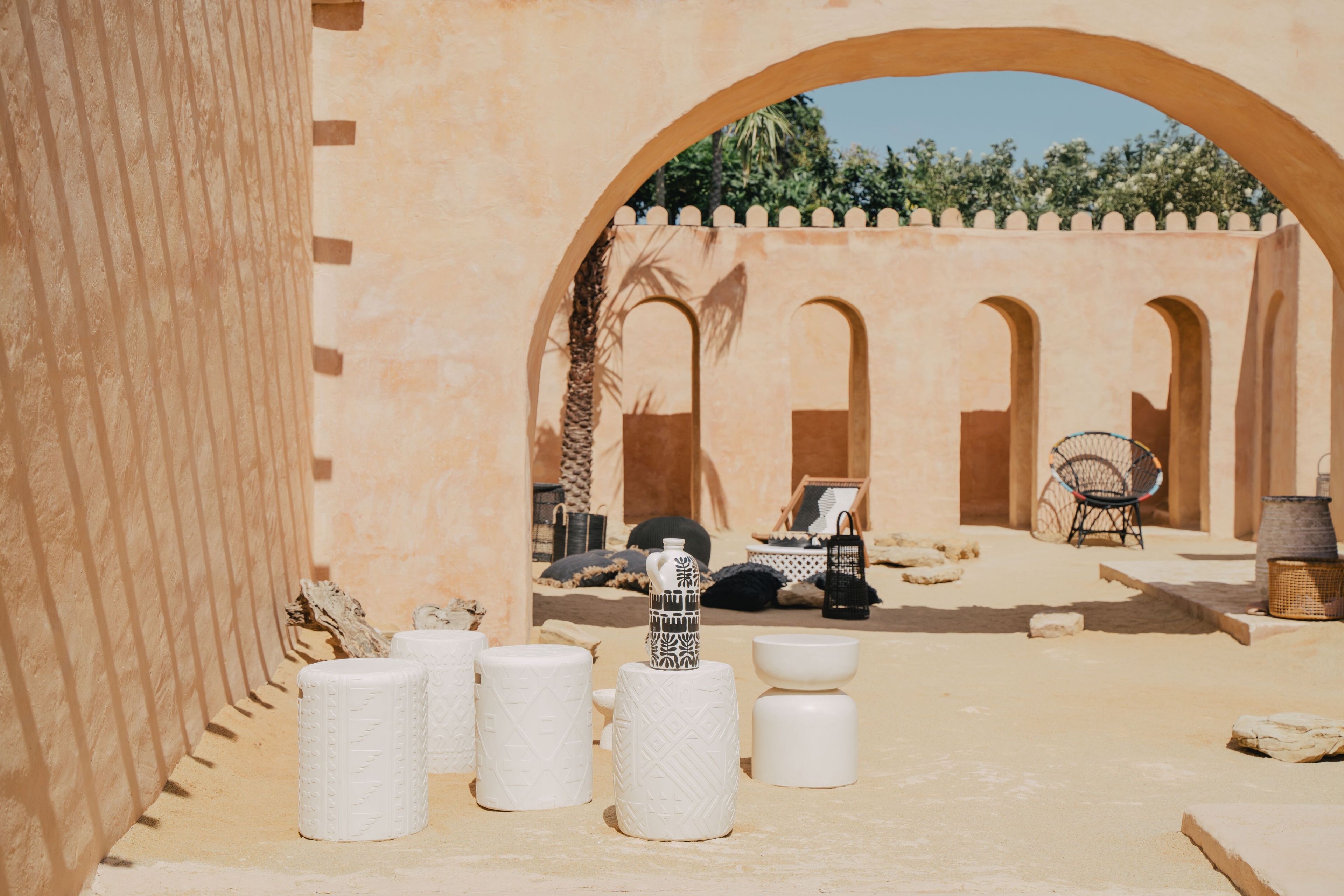 Низкий садовый стул из волокнистого бетона cbdesign Space ARCH-00100235 - Вид №3